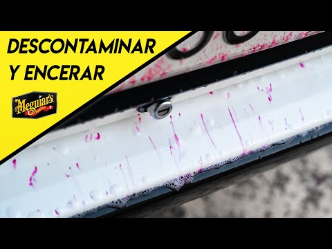 Como DESCONTAMINAR y ENCERAR tu Coche